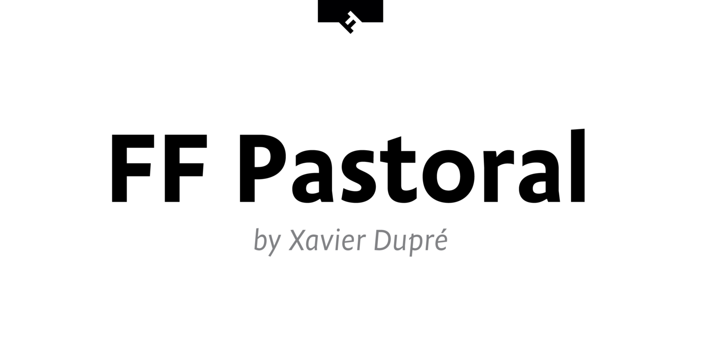 Ejemplo de fuente FF Pastoral